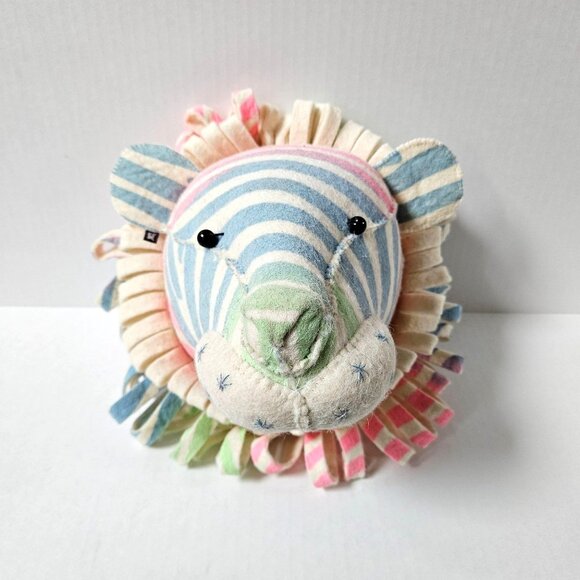 Fiona Walker Other - Fiona Walker England Tiger Wall Hanging Felted Organic Wool Decor Nursery NEW